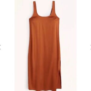 Abercrombie & Fitch Midi Slip Dress